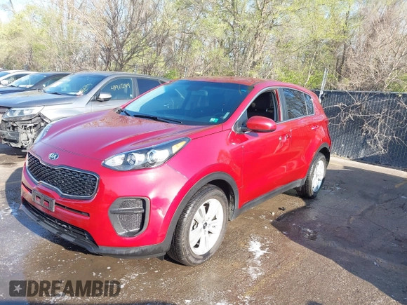 2017 Kia Sportage LX with VIN KNDPM3AC5H7121087, listed as a IAAI auction lot 41967697 with 91,175 mi miles. Bid and sale history available at carsss.com. Image 19.