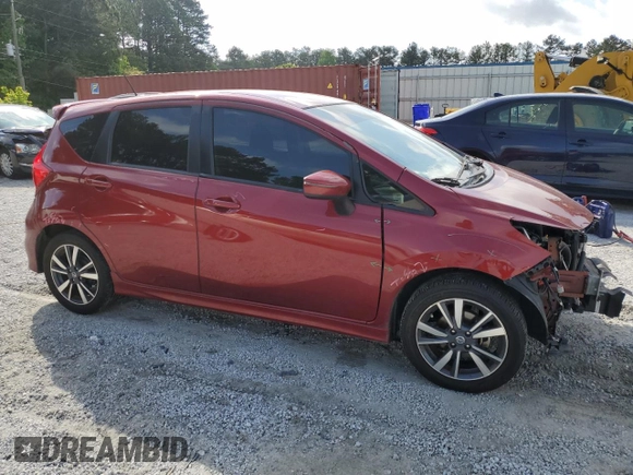 2018 Nissan Note SV with VIN 3N1CE2CP0JL356183, listed as a Copart auction lot 54923795 with 70,545 mi miles and Salvage title. Bid and sale history available at DreamBid. Image 4.