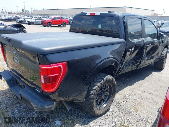2021 Ford F-150 XL with VIN 1FTEW1CP0MKD90871, listed as a IAAI auction lot 41413164 with 28,622 mi miles. Bid and sale history available at carsss.com. Image 4.