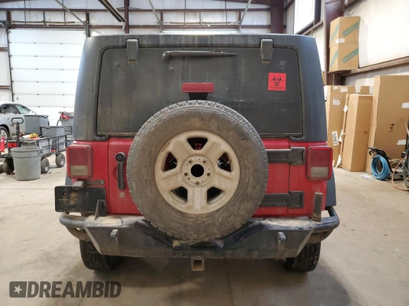 2012 Jeep Wrangler Sport with VIN 1C4AJWAG5CL213559, listed as a Copart auction lot 43071195 with Not provided miles and Salvage title. Bid and sale history available at DreamBid. Image 6.