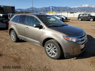 2013 Ford Edge SEL with VIN 2FMDK4JCXDBE18819, listed as a Copart auction lot 48616425 with 222,205 mi miles and Salvage Title. Bid and sale history available at carsss.com. Image 4.