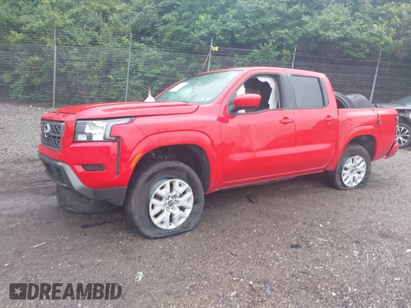 2023 Nissan Frontier SV with VIN 1N6ED1EK5PN656523, listed as a IAAI auction lot 42341035 with 38,653 mi miles and . Bid and sale history available at DreamBid. Image 17.