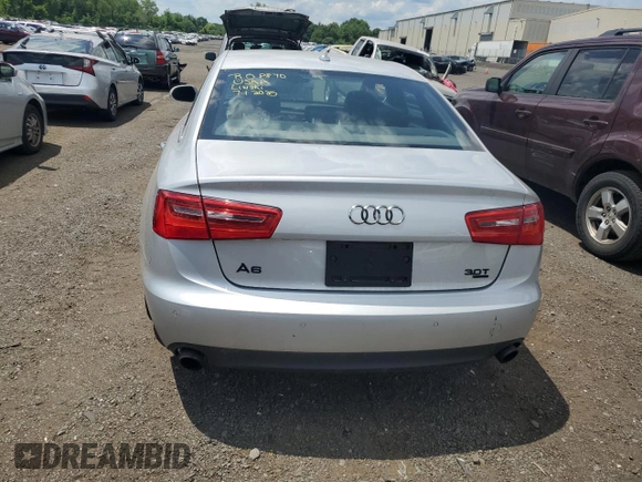 2013 Audi A6 Premium Plus with VIN WAUGGAFC9DN130429, listed as a Copart auction lot 63611005 with 146,580 mi miles and Salvage title. Bid and sale history available at DreamBid. Image 6.