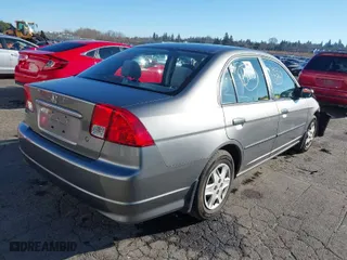 2005 Honda Civic Sdn VP SSRSv with VIN 2HGES16475H516067, listed as a IAAI auction lot 41434167 with 1 mi miles. Bid and sale history available at carsss.com. Image 4.