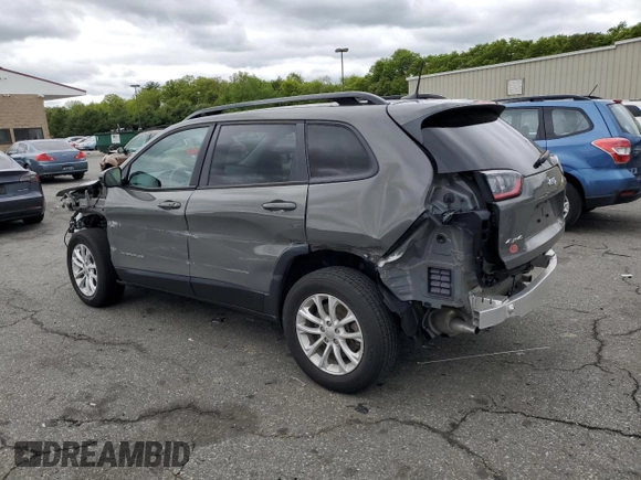2022 Jeep Cherokee Latitude Lux with VIN 1C4PJMMN6ND547489, listed as a Copart auction lot 56833935 with 21,109 mi miles and Salvage title. Bid and sale history available at DreamBid. Image 2.
