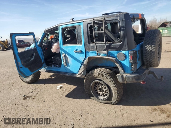 2017 Jeep Wrangler Unlimited Rubicon Recon with VIN 1C4BJWFG0HL582320, listed as a Copart auction lot 85435514 with 123,332 mi miles and Salvage title. Bid and sale history available at DreamBid. Image 2.