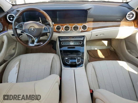 2018 Mercedes-Benz E 300 with VIN WDDZF4JB3JA312599, listed as a Copart auction lot 60413375 with Not provided miles and Salvage title. Bid and sale history available at DreamBid. Image 8.