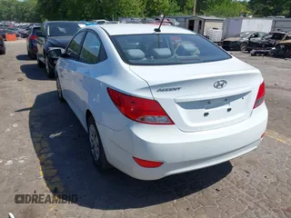 2015 Hyundai Accent GLS with VIN KMHCT4AE0FU896593, listed as a IAAI auction lot 42081643 with 175,346 mi miles and . Bid and sale history available at DreamBid. Image 3.