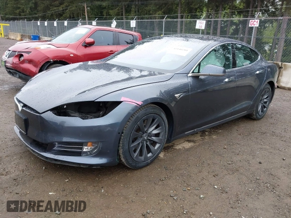 2017 Tesla Model S 100D with VIN 5YJSA1E26HF224568, listed as a IAAI auction lot 42140201 with 102,403 mi miles. Bid and sale history available at carsss.com. Image 24.
