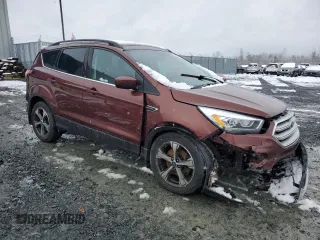2018 Ford Escape SEL with VIN 1FMCU9HD0JUC14991, listed as a Copart auction lot 52335275 with 204,508 mi miles and Salvage Title. Bid and sale history available at carsss.com. Image 4.