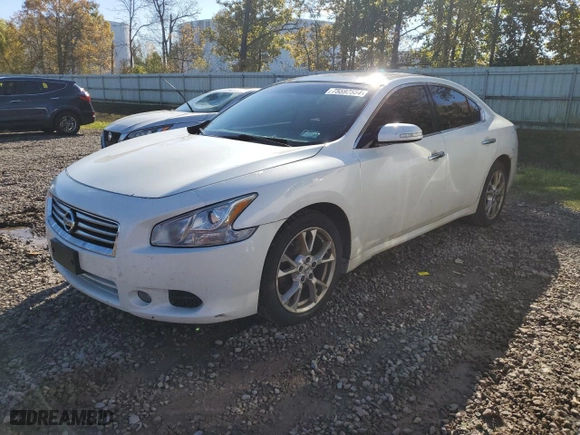 2014 Nissan Maxima 3.5 SV with VIN 1N4AA5AP8EC467141, listed as a Copart auction lot 75592554 with 144,274 mi miles and Non Repairable. Bid and sale history available at carsss.com. Image 1.