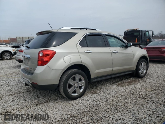 2015 Chevrolet Equinox LTZ with VIN 2GNALDEK1F6138909, listed as a Copart auction lot 49433425 with 158,600 mi miles and Salvage Title. Bid and sale history available at carsss.com. Image 3.