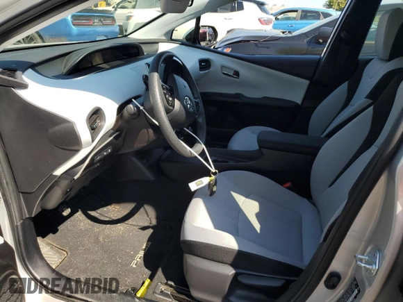 2019 Toyota Prius LE with VIN JTDL9RFU7K3002024, listed as a Copart auction lot 56579145 with 18,019 mi miles and Salvage Title. Bid and sale history available at DreamBid. Image 7.