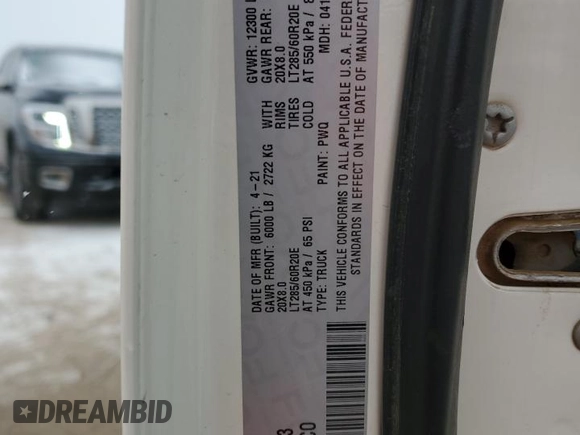 2021 Ram 3500 Laramie with VIN 3C63R3JL8MG622643, listed as a Copart auction lot 45374615 with 110,378 mi miles and Salvage Title. Bid and sale history available at carsss.com. Image 13.