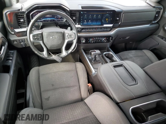 2022 Chevrolet Silverado 1500 LT Trail Boss with VIN 3GCUDFELXNG514100, listed as a Copart auction lot 77884984 with 43,881 mi miles and Salvage Title. Bid and sale history available at DreamBid. Image 8.