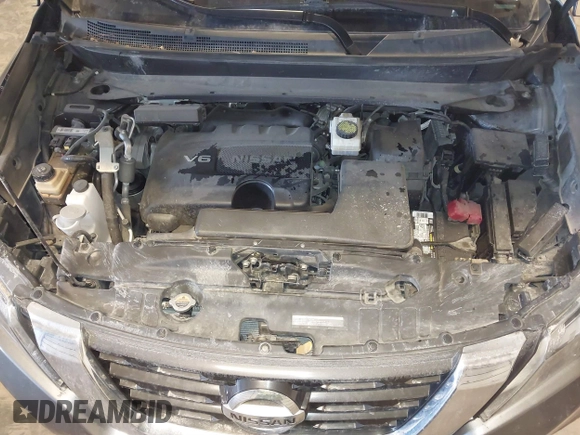 2017 Nissan Pathfinder SV with VIN 5N1DR2MM7HC676161, listed as a IAAI auction lot 41482112 with 105,639 mi miles. Bid and sale history available at carsss.com. Image 10.