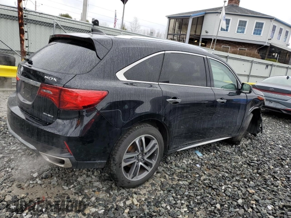 2017 Acura MDX Advance with VIN 5FRYD4H87HB029533, listed as a Copart auction lot 51931625 with 102,962 mi miles and Salvage title. Bid and sale history available at DreamBid. Image 3.