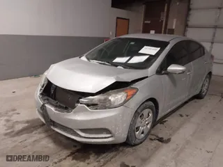 2015 Kia Forte LX with VIN KNAFK4A65F5431294, listed as a IAAI auction lot 41596490 with 70,134 mi miles. Bid and sale history available at carsss.com. Image 2.