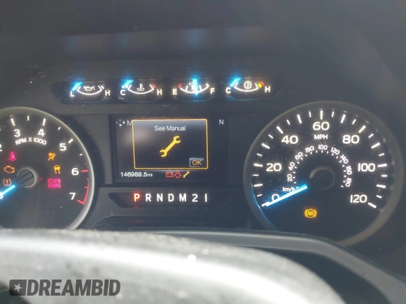2016 Ford F-150 XL with VIN 1FTEW1CG1GFD48447, listed as a IAAI auction lot 42064744 with 146,989 mi miles and . Bid and sale history available at DreamBid. Image 7.