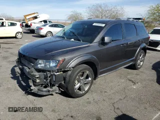 2017 Dodge Journey Crossroad Plus with VIN 3C4PDCGB7HT545302, listed as a Copart auction lot 52046455 with 58,648 mi miles and Salvage Title. Bid and sale history available at carsss.com. Image 1.