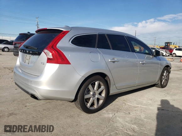 2017 Volvo V60 Premier with VIN YV140MEK9H1372844, listed as a Copart auction lot 44584685 with 131,025 mi miles and Salvage Title. Bid and sale history available at carsss.com. Image 3.