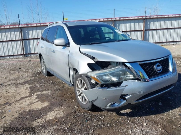 2016 Nissan Pathfinder S with VIN 5N1AR2MN5GC609858, listed as a IAAI auction lot 41293826 with 159,250 mi miles. Bid and sale history available at carsss.com. Image 1.