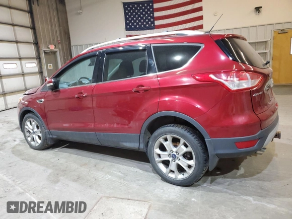 2016 Ford Escape Titanium with VIN 1FMCU9J93GUB50010, listed as a Copart auction lot 85887364 with 36,333 mi miles and Salvage Title. Bid and sale history available at DreamBid. Image 2.