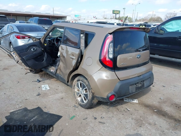 2015 Kia Soul with VIN KNDJN2A21F7150992, listed as a IAAI auction lot 41487863 with 1 mi miles. Bid and sale history available at carsss.com. Image 3.