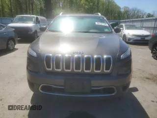 2014 Jeep Cherokee Limited z VIN 1C4PJMDB7EW138735, wystawiony jako Copart lot #54127145 z przebiegiem Nie podano mil oraz Szkoda całkowita • Salvage title. Historia ofert i sprzedaży dostępna na DreamBid. Obrazek 5.