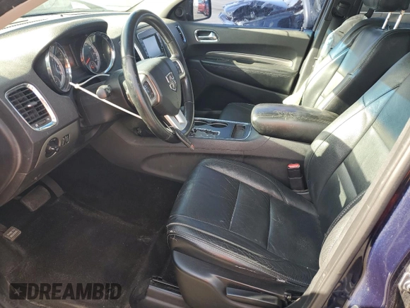 2013 Dodge Durango SXT with VIN 1C4RDHAG6DC659761, listed as a Copart auction lot 62268835 with 93,920 mi miles and Salvage title. Bid and sale history available at DreamBid. Image 7.