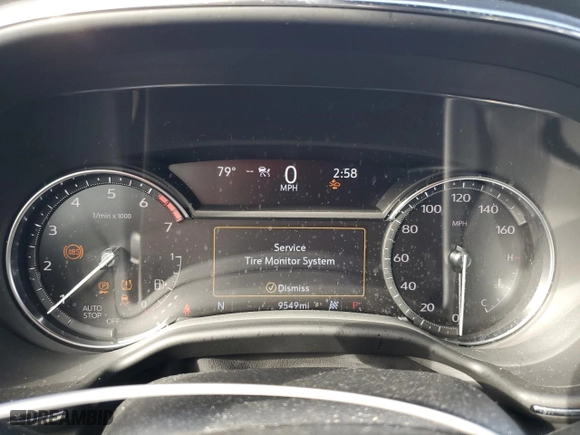 2023 Cadillac CT5 Premium Luxury with VIN 1G6DN5RW5P0154353, listed as a Copart auction lot 86282624 with 9,549 mi miles and Salvage Title. Bid and sale history available at carsss.com. Image 9.