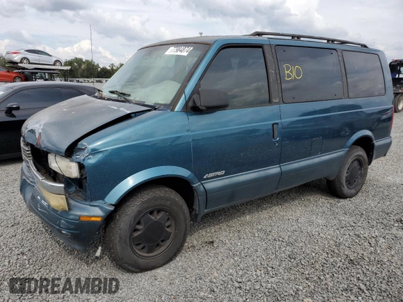 2000 Chevrolet Astro with VIN 1GNDM19W1YB143971, listed as a Copart auction lot 77984874 with 278,301 mi miles and Salvage Title. Bid and sale history available at carsss.com. Image 1.