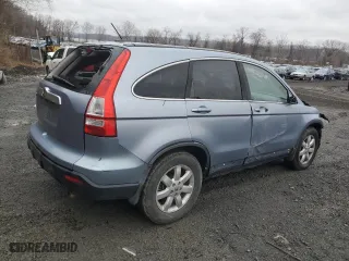 2009 Honda CR-V EX-L with VIN 5J6RE48789L021668, listed as a Copart auction lot 51960845 with 125,481 mi miles and Salvage Title. Bid and sale history available at carsss.com. Image 3.