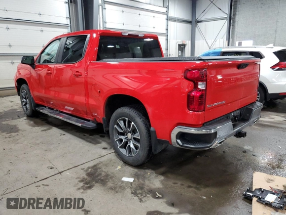 2022 Chevrolet Silverado 1500 LT with VIN 1GCUDDED9NZ609521, listed as a Copart auction lot 46601145 with 39,477 mi miles and Non Repairable. Bid and sale history available at DreamBid. Image 2.