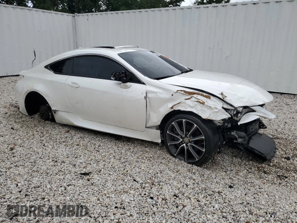 2017 Lexus RC with VIN JTHSM5BCXH5003406, listed as a Copart auction lot 62841844 with 999,999 mi miles and Salvage Title. Bid and sale history available at carsss.com. Image 4.