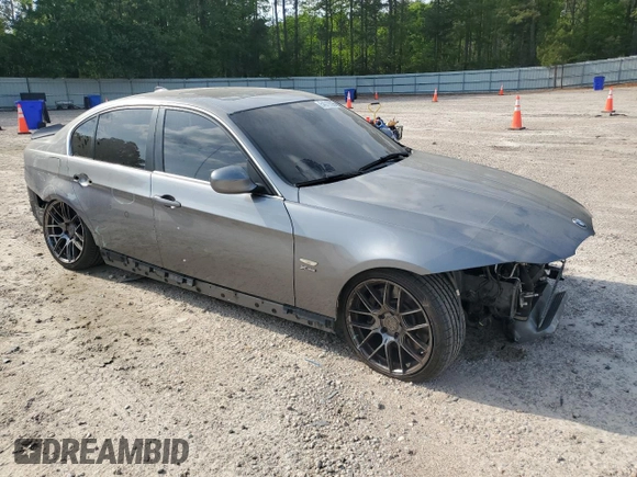 2011 BMW 3 Series 335i xDrive with VIN WBAPL5C58BA918972, listed as a Copart auction lot 54019695 with 137,444 mi miles and Salvage title. Bid and sale history available at DreamBid. Image 4.