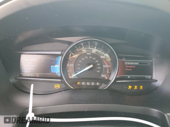 2018 Ford Explorer XLT with VIN 1FM5K7D80JGA34341, listed as a Copart auction lot 52063215 with 102,388 mi miles and Salvage Title. Bid and sale history available at DreamBid. Image 9.