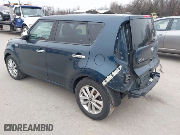 2018 Kia Soul + with VIN KNDJP3A53J7510203, listed as a IAAI auction lot 41554785 with 248,734 mi miles. Bid and sale history available at carsss.com. Image 3.