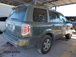 2006 Honda Pilot EX-L with VIN 2HKYF18596H536447, listed as a Copart auction lot 54239375 with 198,959 mi miles and Salvage Title. Bid and sale history available at DreamBid. Image 3.
