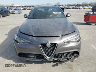 2022 Alfa Romeo Giulia Veloce with VIN ZARFAMBN5N7663737, listed as a Copart auction lot 49348295 with 18,709 mi miles and Salvage Title. Bid and sale history available at carsss.com. Image 5.