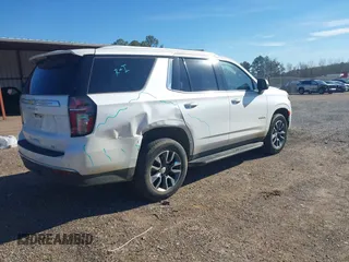2023 Chevrolet Tahoe LT with VIN 1GNSKNKD0PR356526, listed as a IAAI auction lot 41730943 with 23,315 mi miles and . Bid and sale history available at DreamBid. Image 4.