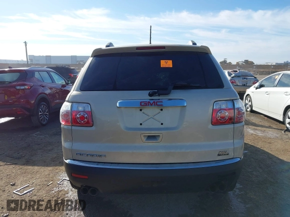 2011 GMC Acadia SL with VIN 1GKKRNED4BJ367573, listed as a IAAI auction lot 41240074 with Not Provided miles and . Bid and sale history available at carsss.com. Image 16.
