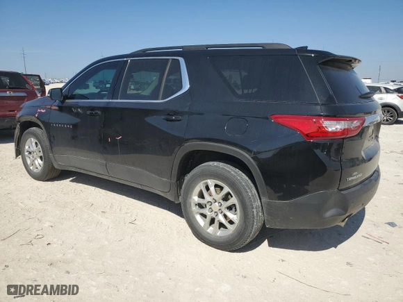 2021 Chevrolet Traverse LT Leather with VIN 1GNERHKW2MJ247877, listed as a Copart auction lot 46808755 with 43,808 mi miles and Salvage Title. Bid and sale history available at carsss.com. Image 2.