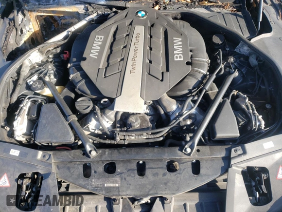 2014 BMW 7 Series ALPINA B7 with VIN WBAYE8C53ED135058, listed as a Copart auction lot 84494854 with 0 mi miles and Salvage Title. Bid and sale history available at carsss.com. Image 12.
