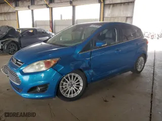 2013 Ford C-Max Hybrid SEL with VIN 1FADP5BUXDL526964, listed as a Copart auction lot 52782485 with 128,671 mi miles and Salvage Title. Bid and sale history available at carsss.com. Image 1.