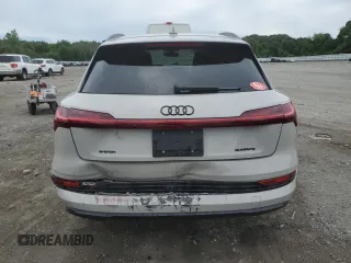2022 Audi e-tron Premium Plus with VIN WA1LAAGE5NB009526, listed as a Copart auction lot 63073355 with 46,142 mi miles and Salvage title. Bid and sale history available at DreamBid. Image 6.