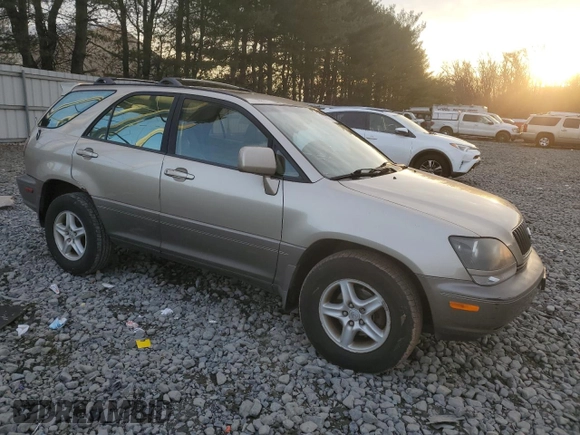 2000 Lexus RX 300 with VIN JT6HF10UXY0164837, listed as a Copart auction lot 83359744 with 187,631 mi miles and Salvage Title. Bid and sale history available at carsss.com. Image 4.