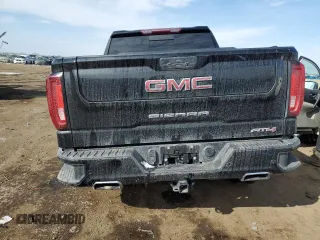 2021 GMC Sierra 1500 AT4 with VIN 3GTP9EEL7MG261132, listed as a Copart auction lot 46317815 with 78,458 mi miles and Salvage Title. Bid and sale history available at carsss.com. Image 6.
