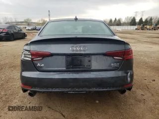 2018 Audi A4 Premium z VIN WAUDNAF46JA193136, wystawiony jako Copart lot #53395105 z przebiegiem Nie podano mil oraz Szkoda całkowita • Salvage title. Historia ofert i sprzedaży dostępna na DreamBid. Obrazek 6.
