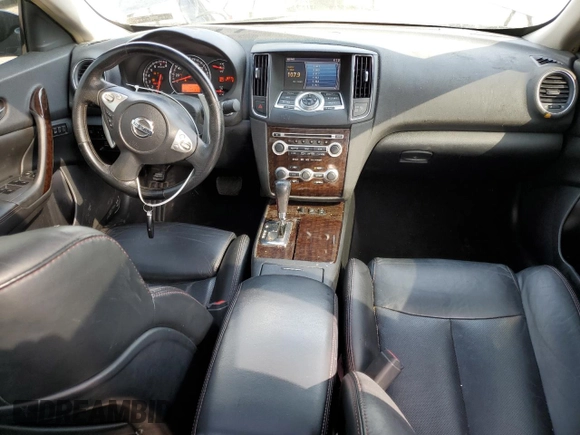 2009 Nissan Maxima SV with VIN 1N4AA51E79C830551, listed as a Copart auction lot 53172235 with 187,747 mi miles and Salvage Title. Bid and sale history available at DreamBid. Image 8.